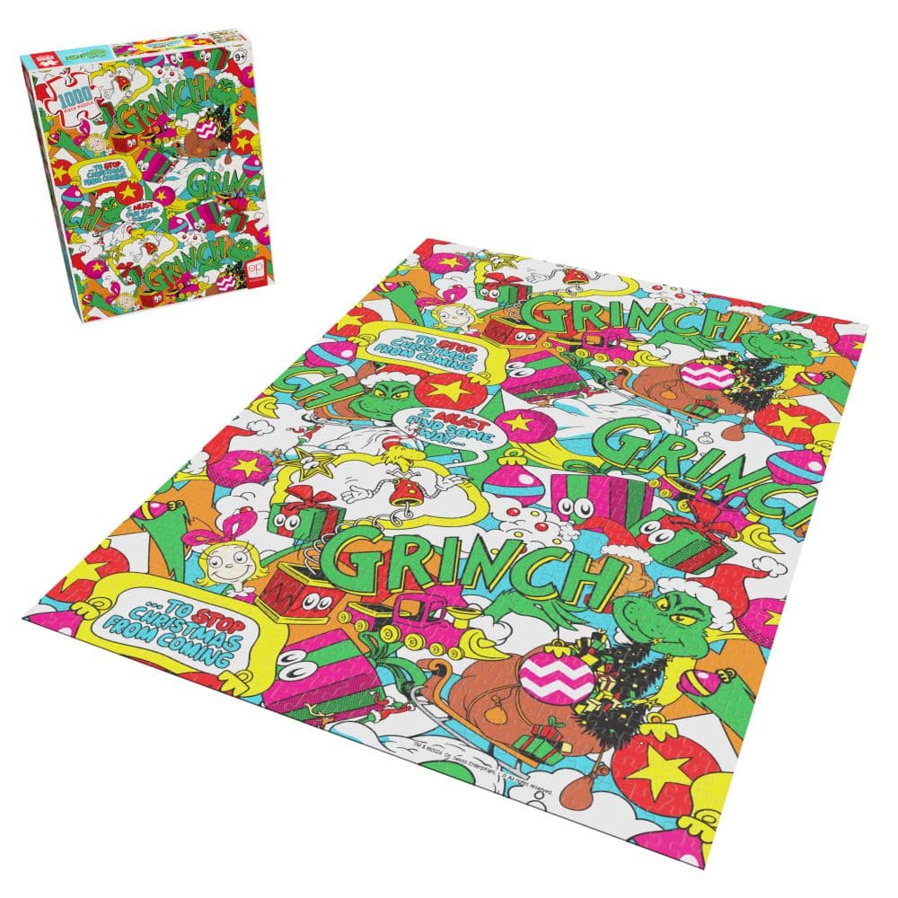 Grinch Poppin 1000 Piece Puzzle Fourth Alternate Image