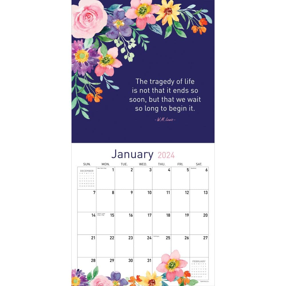 Seize the Day 2024 Wall Calendar