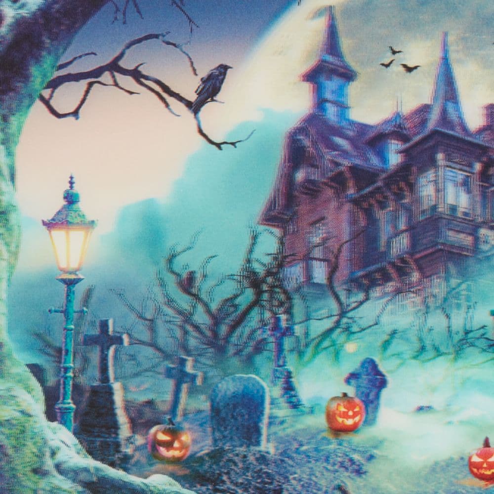 3-D Haunted House Scene Halloween Card Fifth Alternate Image width=&quot;1000&quot; height=&quot;1000&quot;