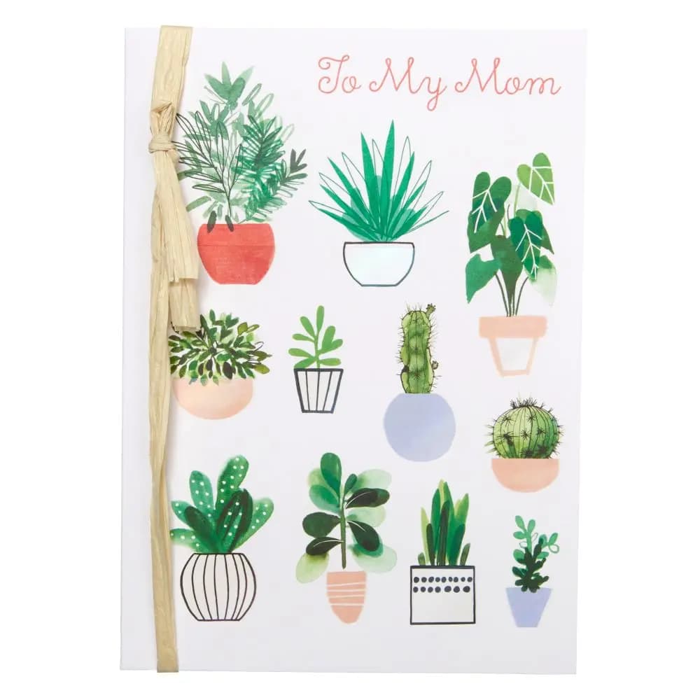 Houseplants Mother&#39;s Day Card front