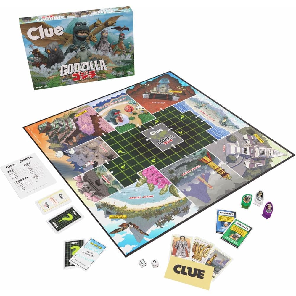 Clue Godzilla Edition Board Game Second Alternate Image