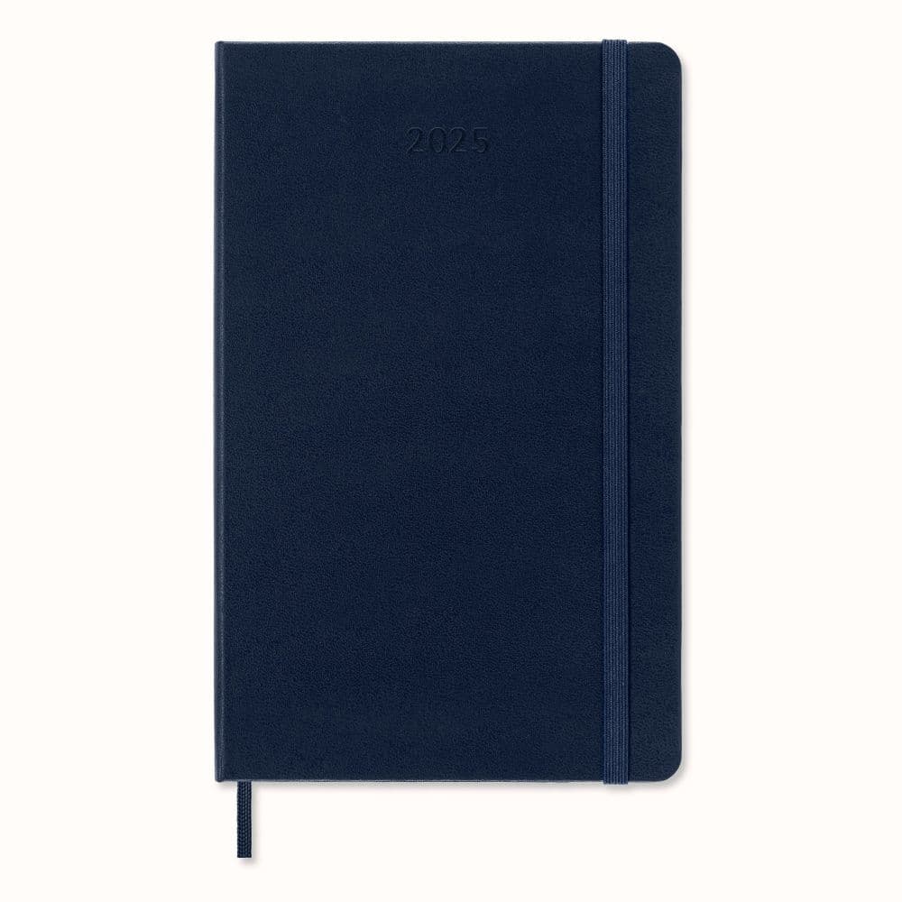 Moleskine Large Blue Daily Hard Cover 2025 Planner - Calendars.com