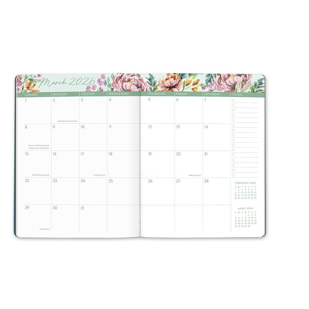 Bella Flora Monthly 2026 Planner Fourth Alternate Image