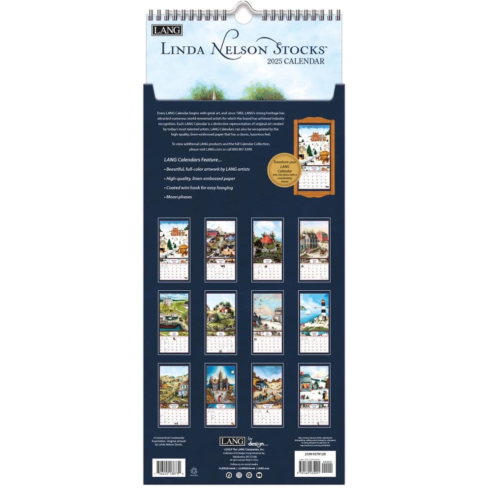 Linda Nelson Stocks 2025 Vertical Wall Calendar by Linda Nelson Stocks_ALT3