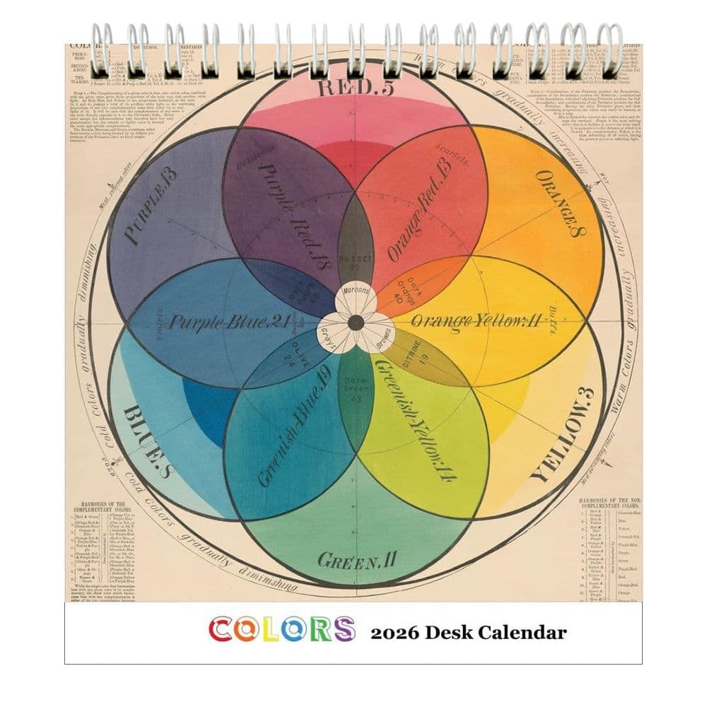 image Colors 2026 Easel Desk Calendar Main Product Image