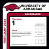 image Arkansas Razorbacks 2024 Desk Calendar Third Alternate Image width=&quot;1000&quot; height=&quot;1000&quot;