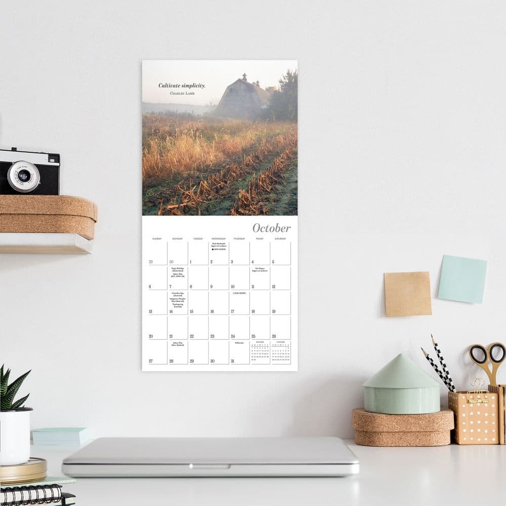 Simplicity 2024 Mini Wall Calendar