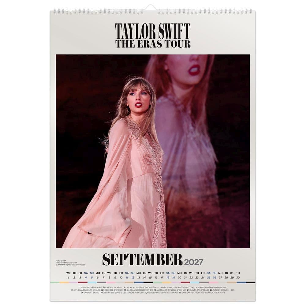 Taylor Swift Poster 2027 Wall Calendar Third Alternate Image