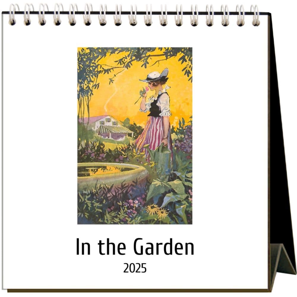 In the Garden 2025 Easel Desk Calendar Main Product Image width=&quot;1000&quot; height=&quot;1000&quot;