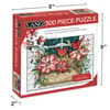 image Poinsettia Window 500 Pc Puzzle measured box