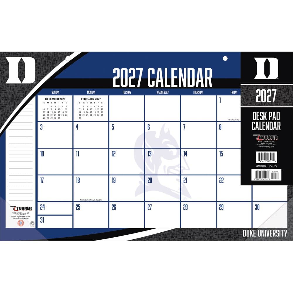 image Duke Blue Devils 2027 Desk Pad 17" X 11" Main Product Image