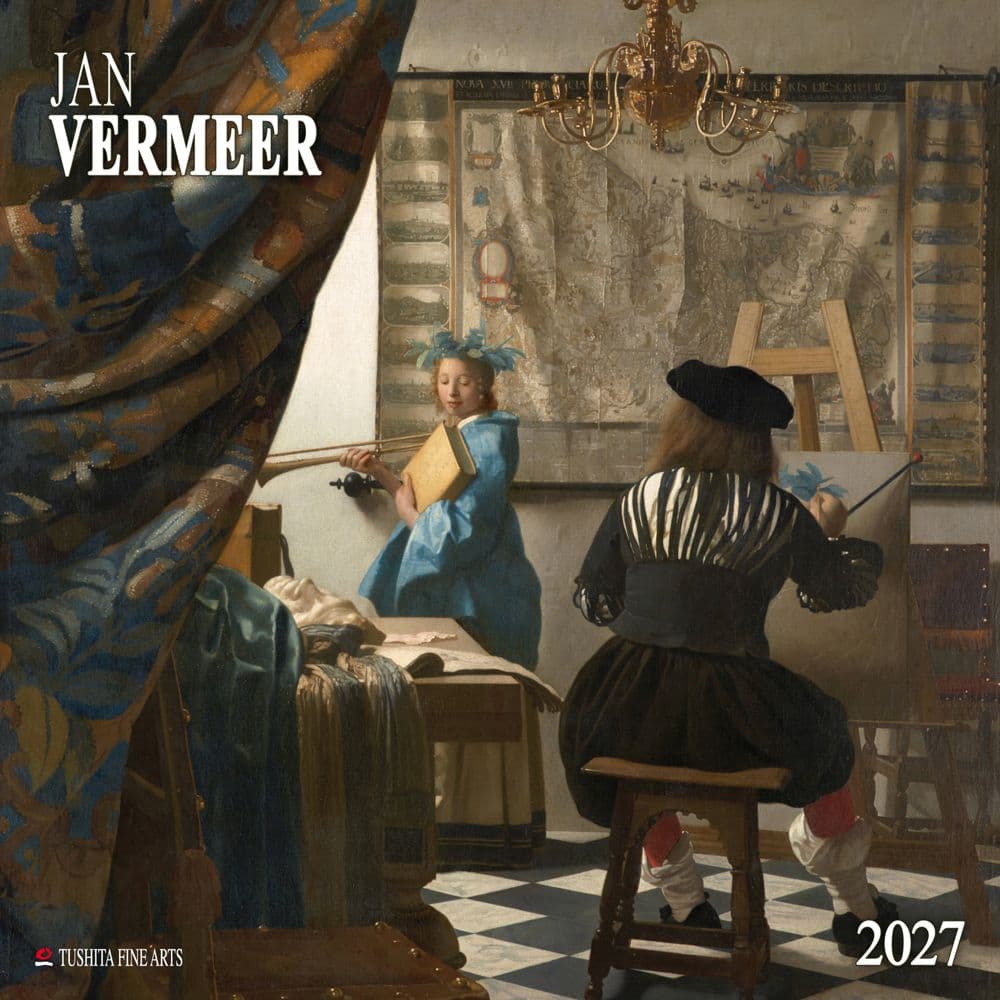 image Jan Vermeer van Delft 2027 Wall Calendar Main Product Image