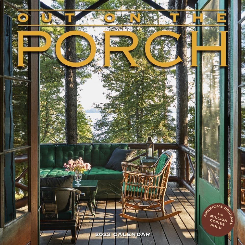Out On The Porch 2023 Wall Calendar