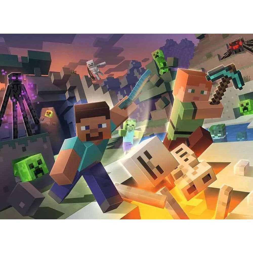 Minecraft 100 Piece Puzzle First Alternate Image
