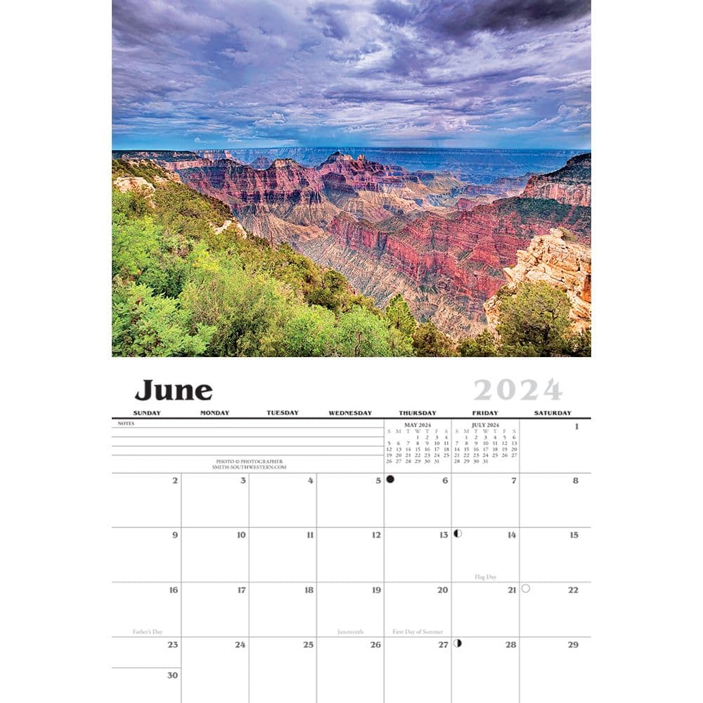 Grand Canyon 2024 Wall Calendar Second Alternate Image