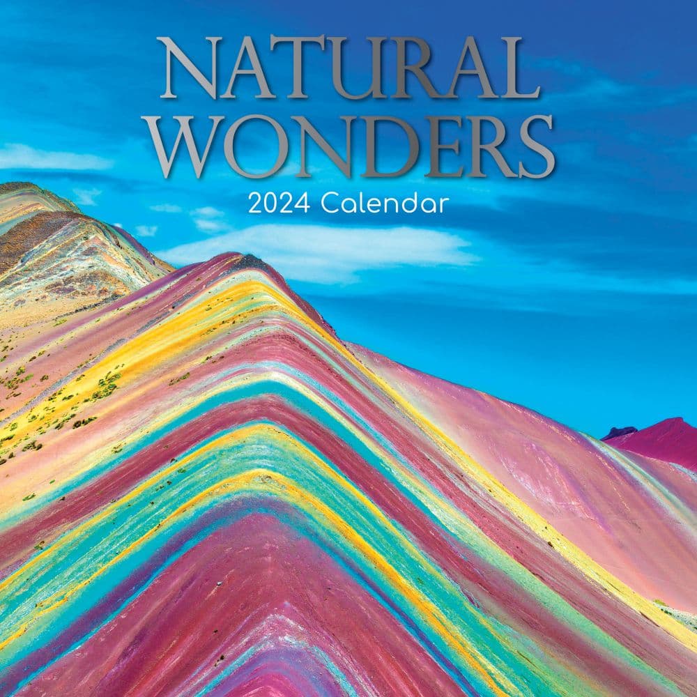 Natural Wonders 2024 Wall Calendar