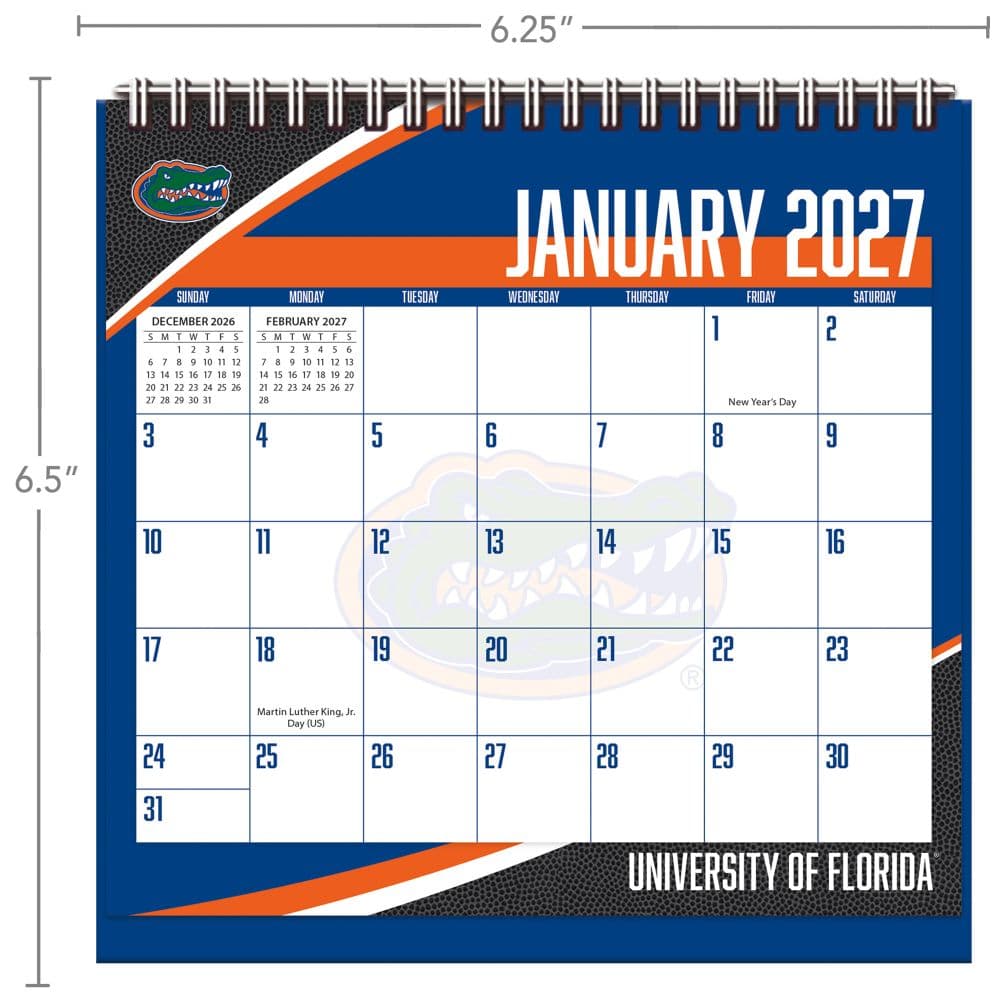 Florida Gators 2027 Easel Desk Calendar Second Alternate Image