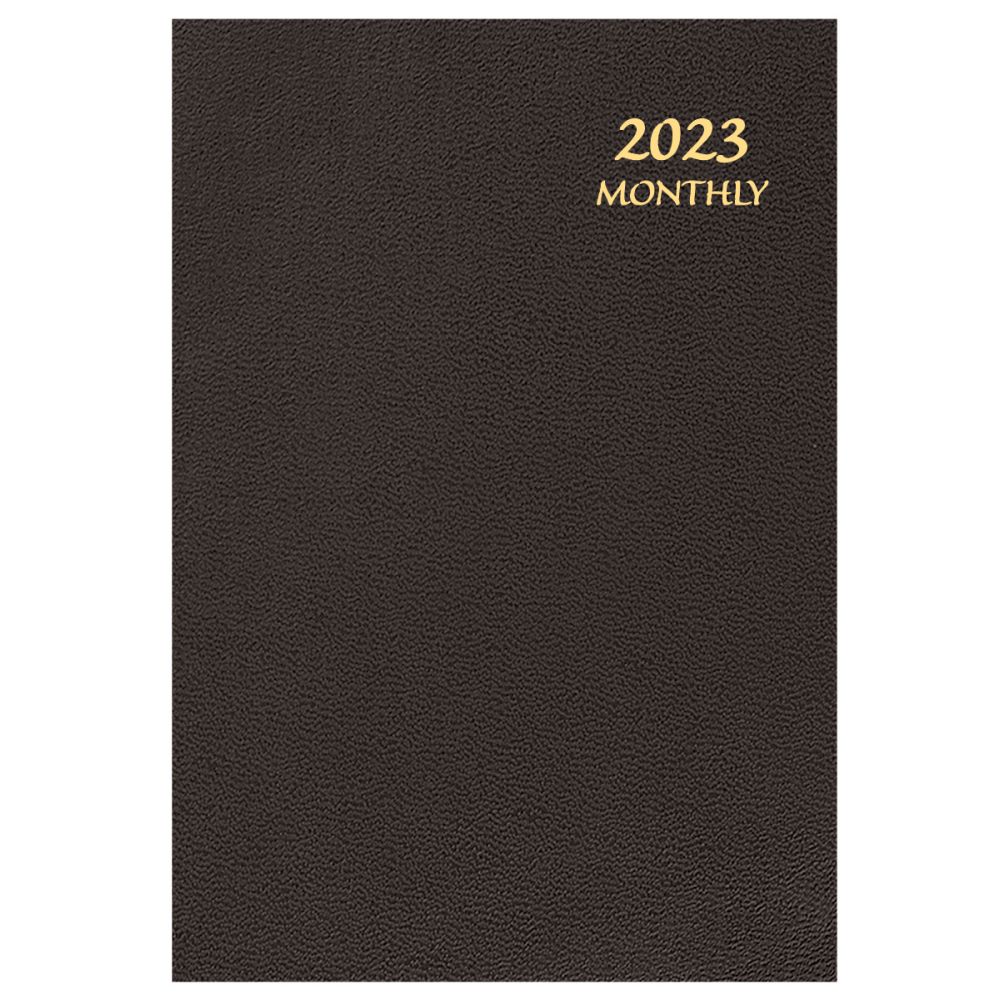 Skivertex 2023 Monthly Appointment Planner (Black)