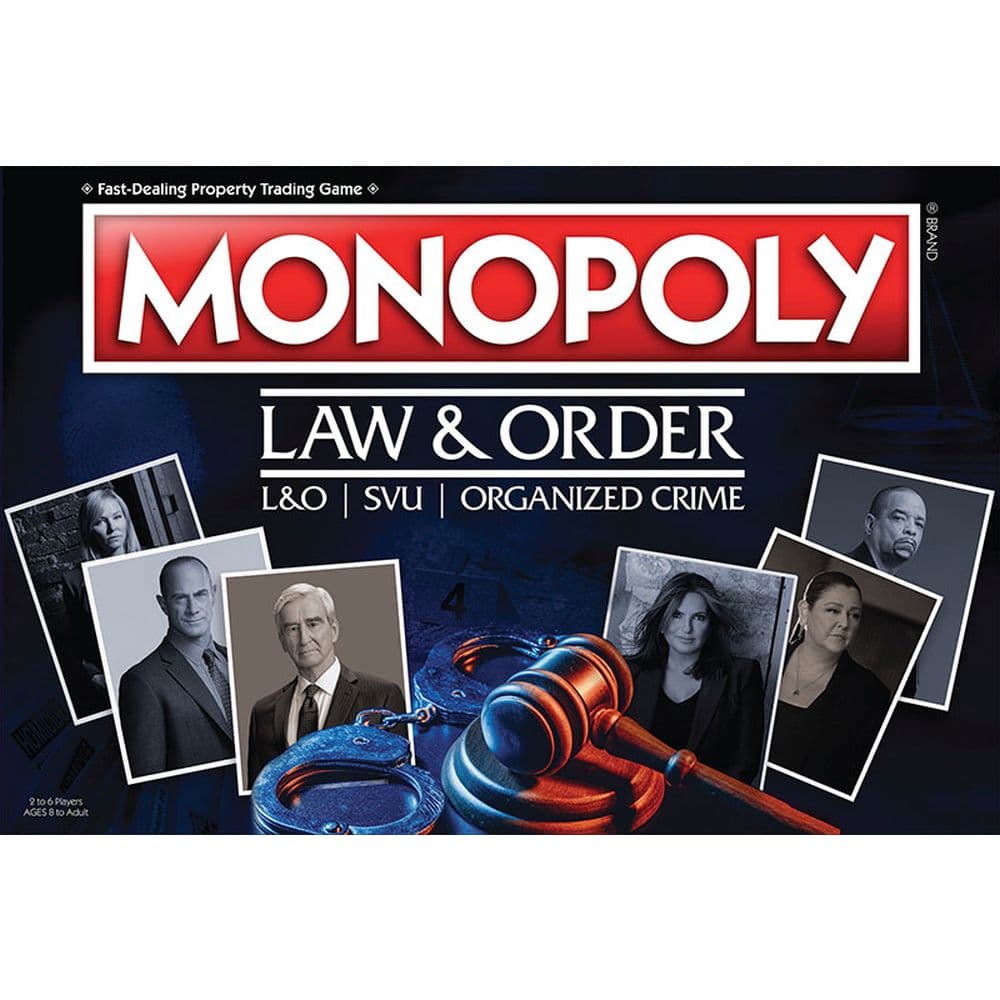 Monopoly Law and Order Board Game First Alternate Image