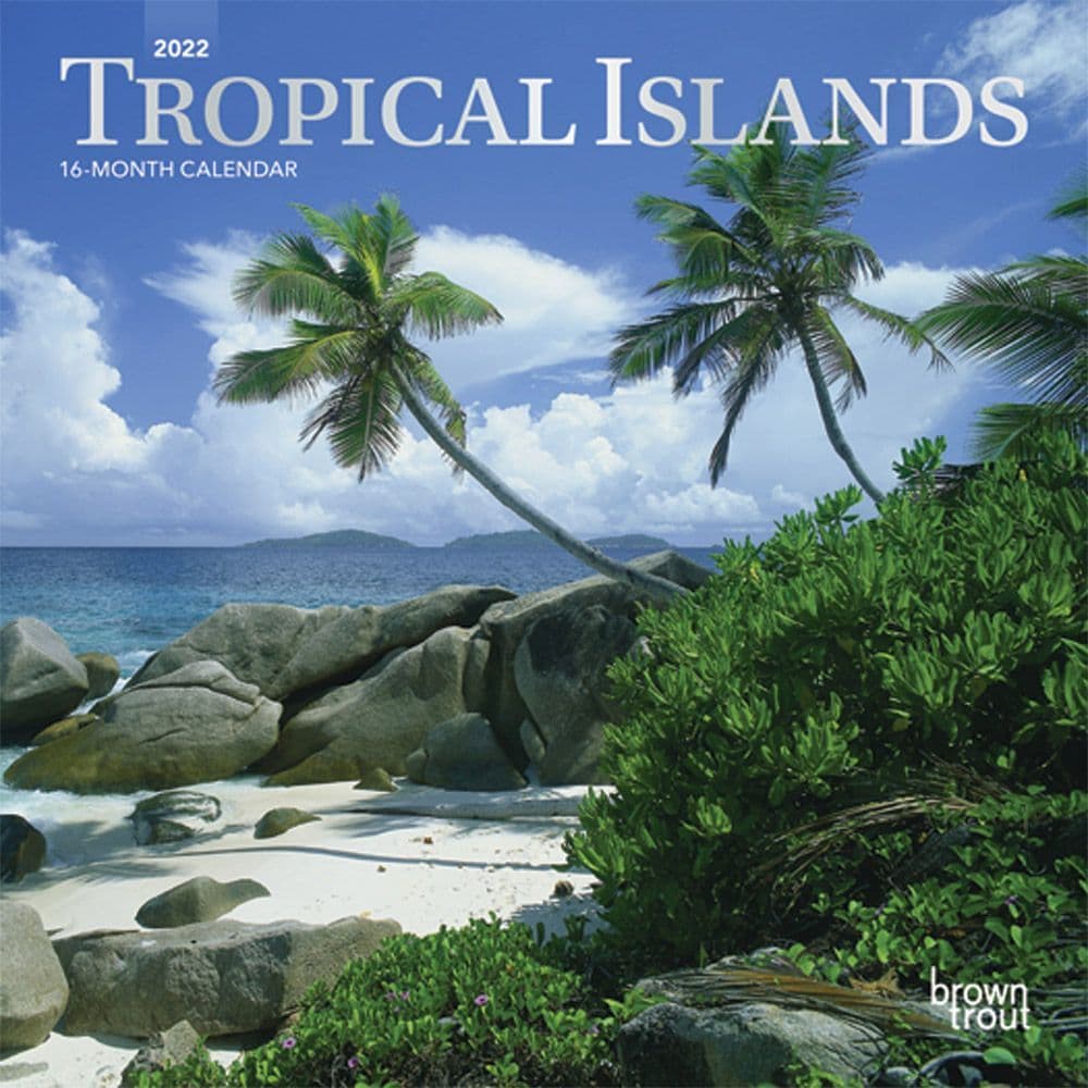 Islands Tropical 2022 Mini Wall Calendar - Calendars.com
