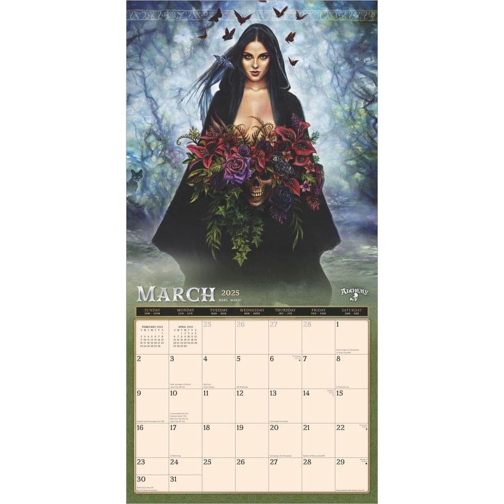 2025 Calendar Witches