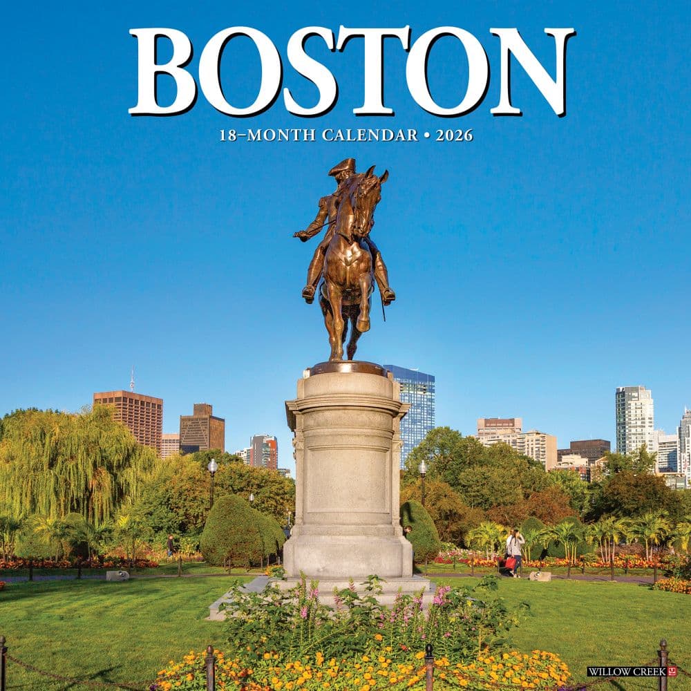 Boston Events 2026 Wall Calendar Main Image