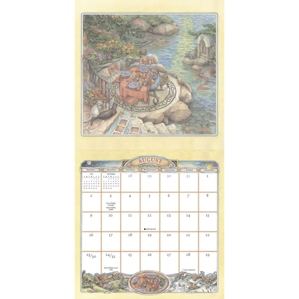Cobblestone Way by Kim Jacobs 2026 Wall Calendar Second Alternate Image