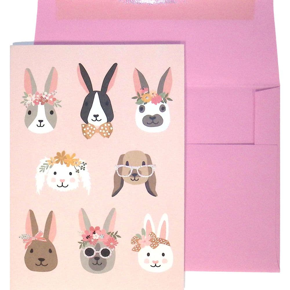 Bunny Faces Easter Card Main Product Image width=&quot;1000&quot; height=&quot;1000&quot;