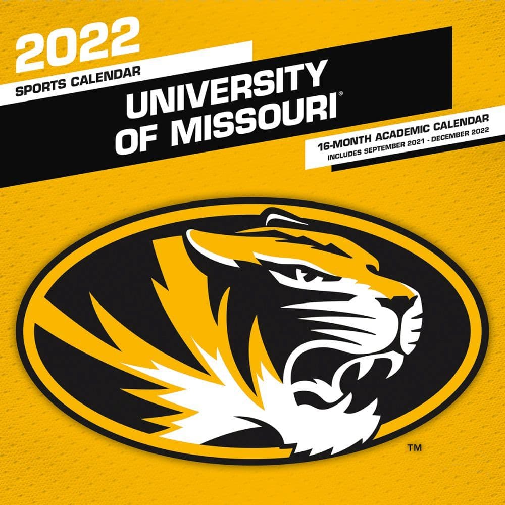 Mizzou 2022 Calendar Missouri Tigers 2022 Wall Calendar - Calendars.com