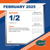 image COL Florida Gators 2025 Desk Calendar Second Alternate  Image