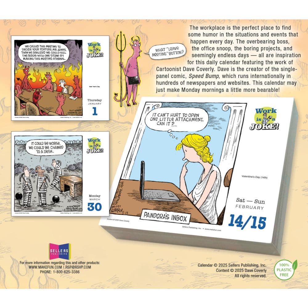 Work is a Joke 2026 Desk Calendar First Alternate Image