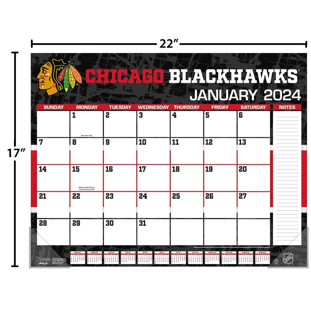 Chicago Blackhawks spdypk Desk Pad