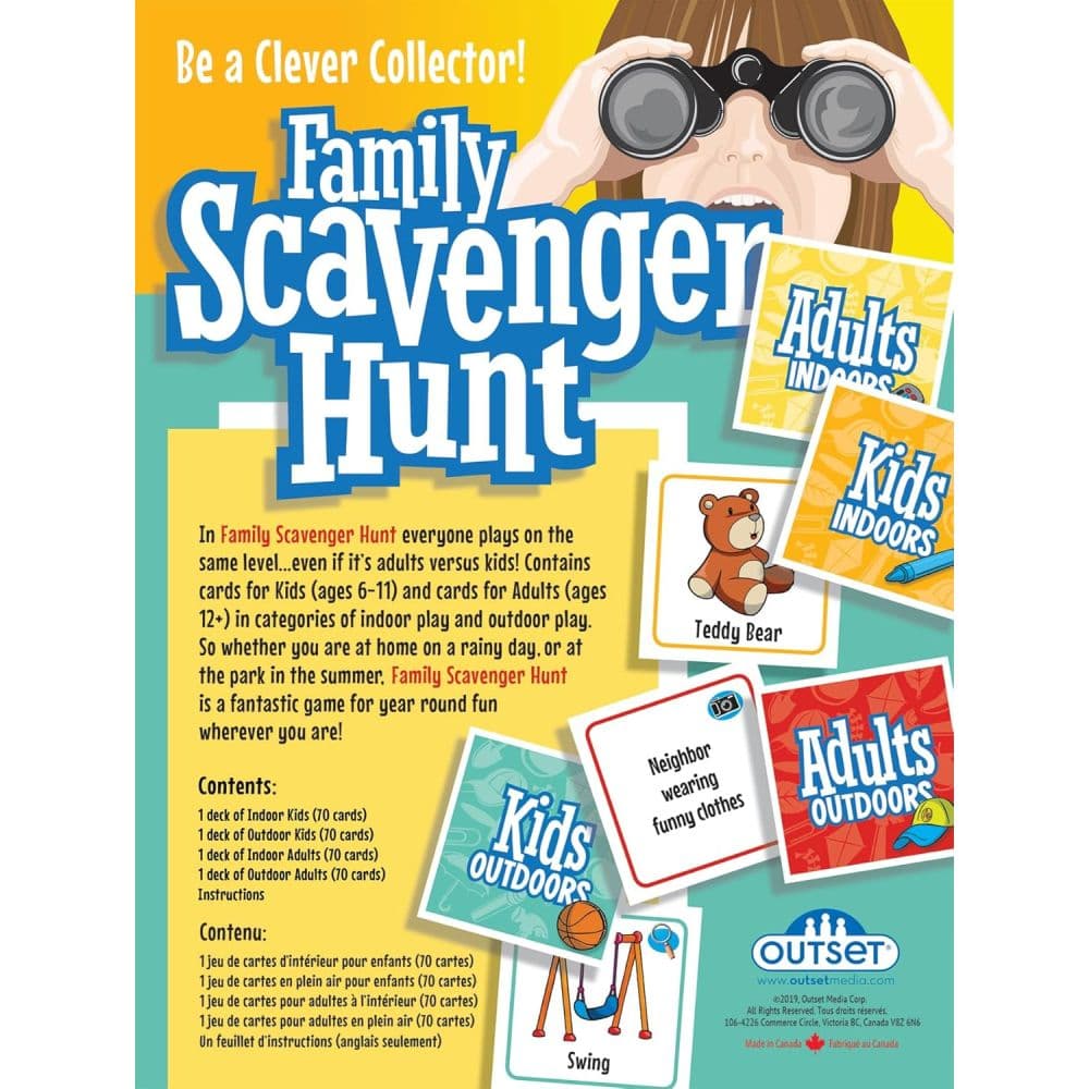 Outset Media Family Scavenger Hunt Game First Alternate Image