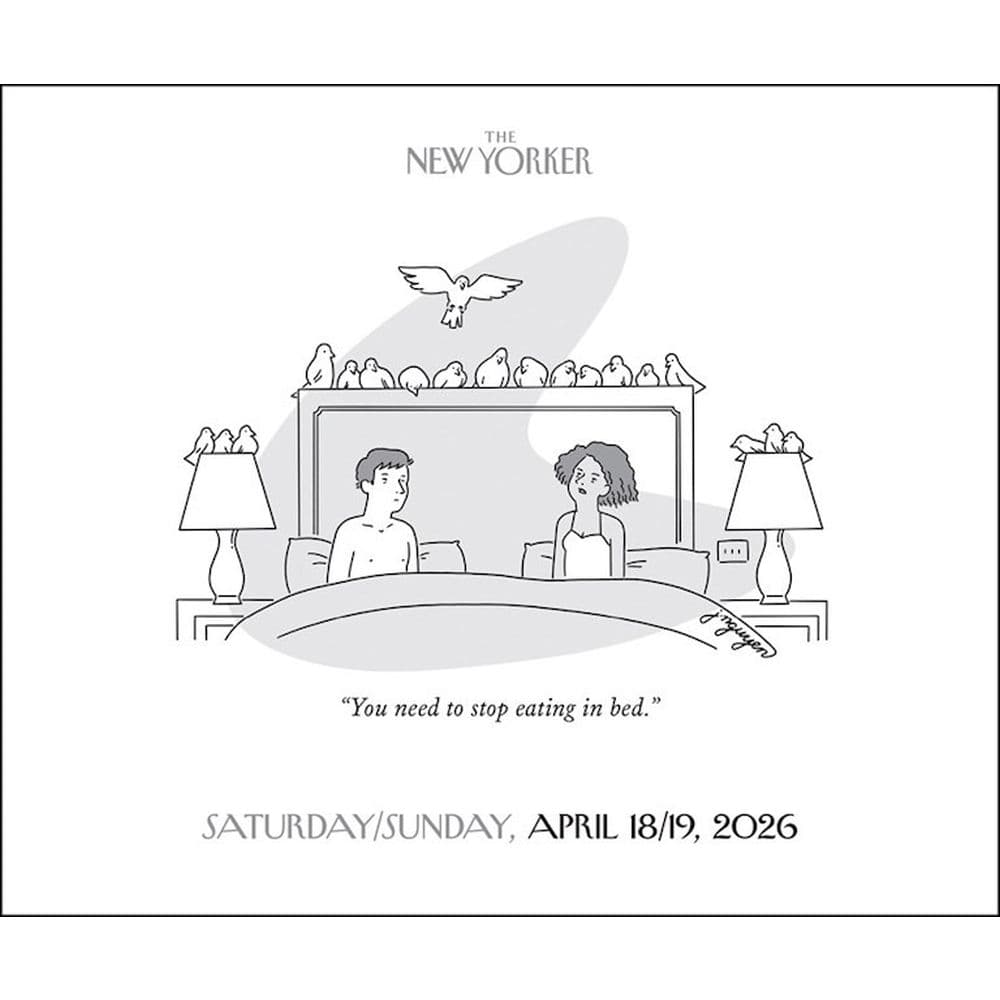 New Yorker Cartoons 2026 Desk Calendar Third Alternate Image