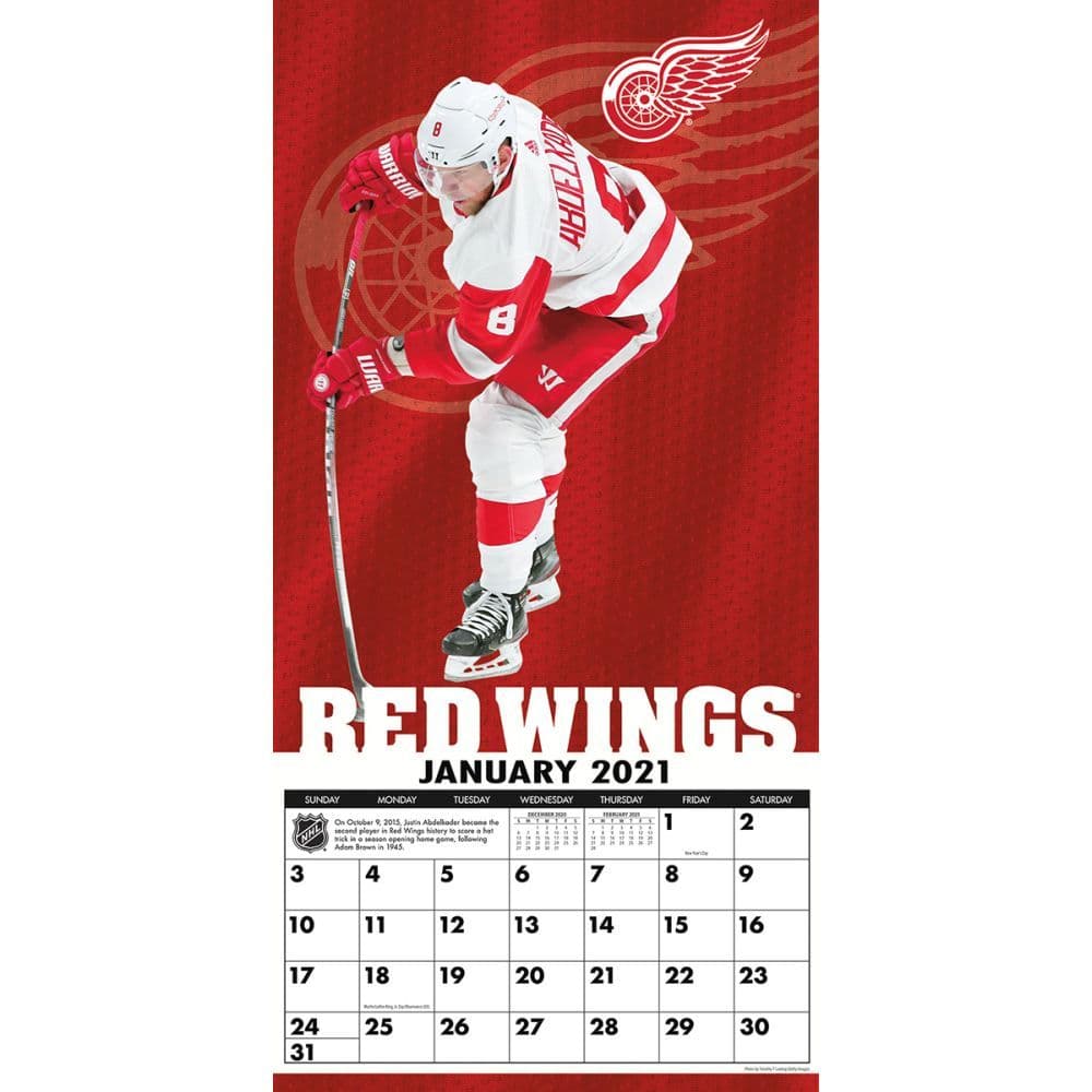 Detroit Red Wings Wall Calendar