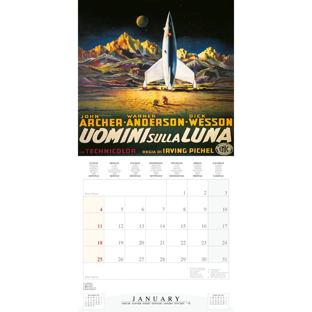 Cult Attack 2026 Wall Calendar Second Alternate Image