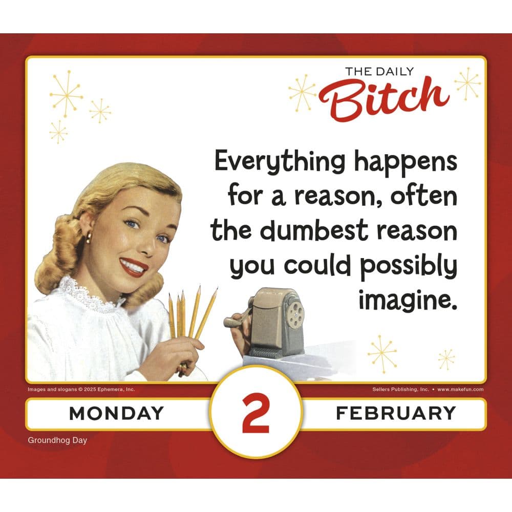 Bitch 2026 Desk Calendar Third Alternate Image