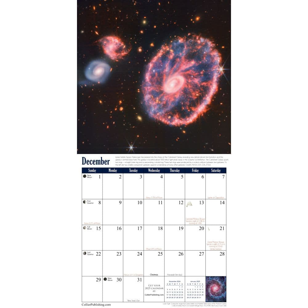 James Webb Telescope 2024 Wall Calendar