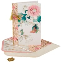 image Vintage Japanese Flower & Figure Collector's Edition Birthday Card