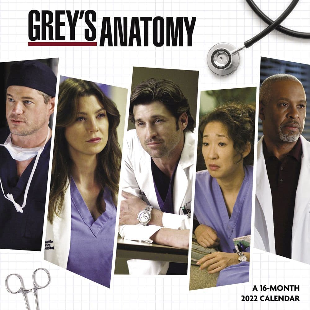 Calendario Greys Anatomy 2022 Calendario Italiano