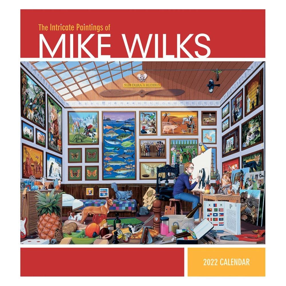 Wilks Intricate Paintings of 2022 Wall Calendar