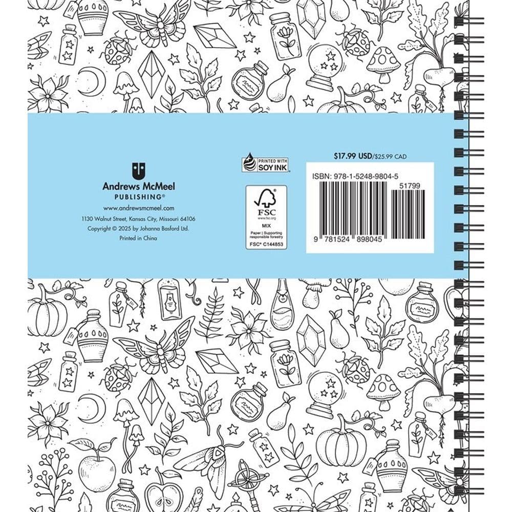 Johanna Basford Coloring 2026 Planner Sixth Alternate Image