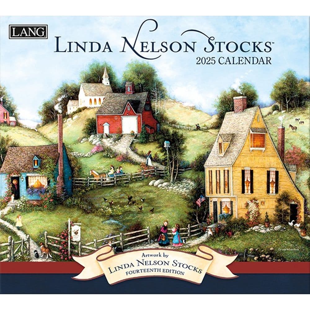 Linda Nelson Stocks 2025 Wall Calendar Main Product Image width=&quot;1000&quot; height=&quot;1000&quot;
