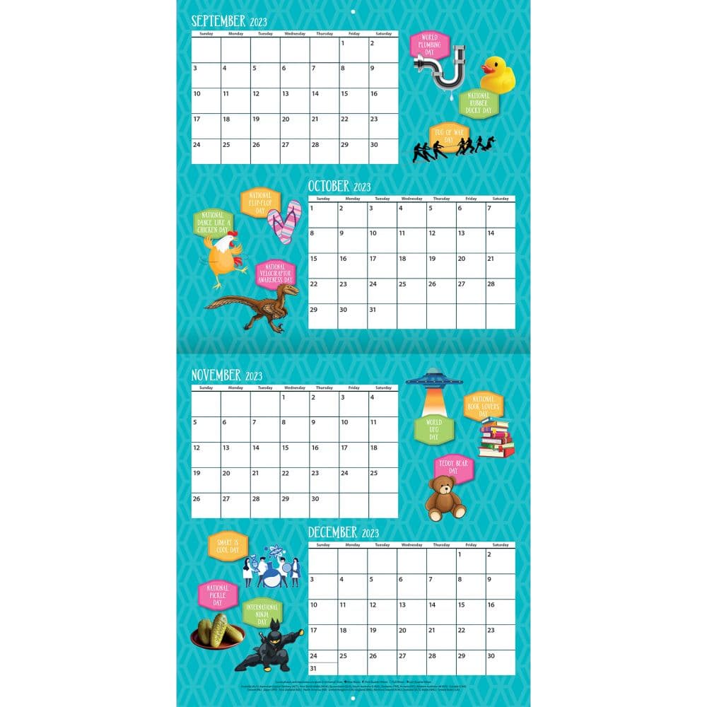 Everydays A Holiday 2024 Wall Calendar