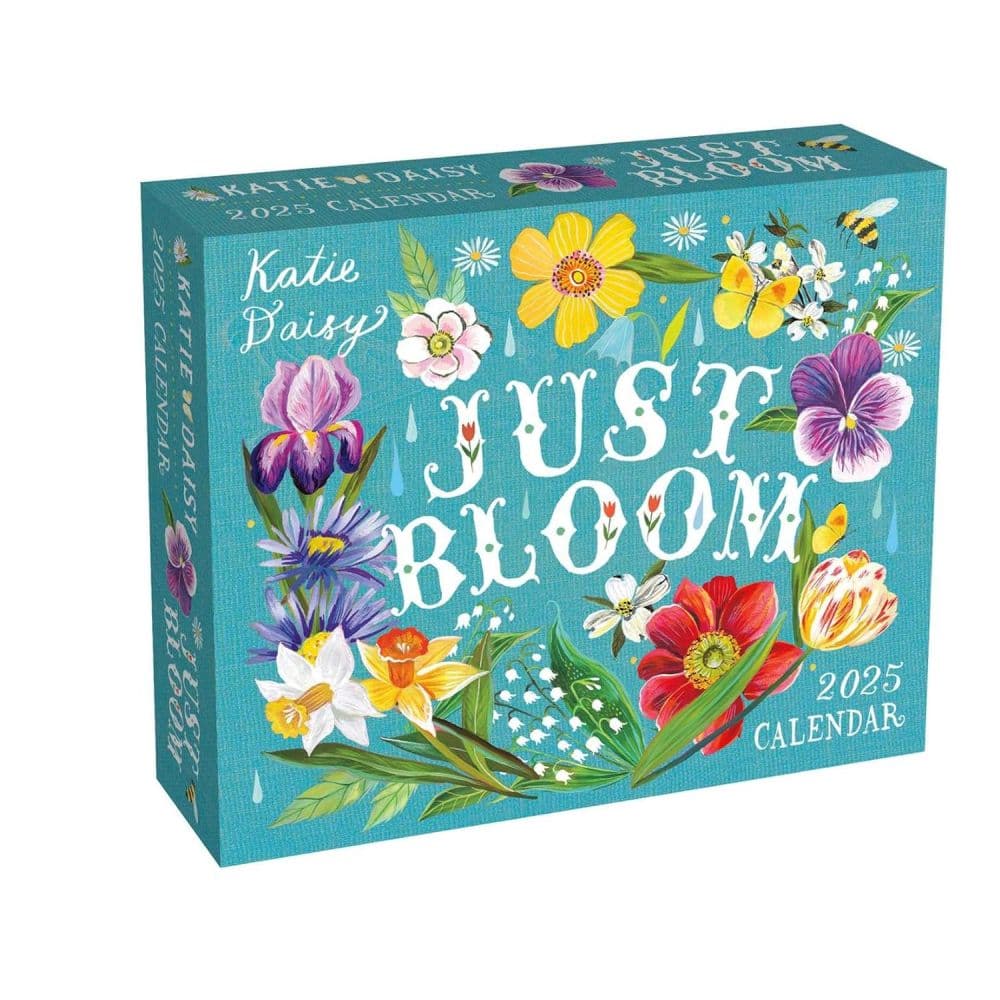 Katie Daisy Just Bloom 2025 Desk Calendar Main Product Image width=&quot;1000&quot; height=&quot;1000&quot;