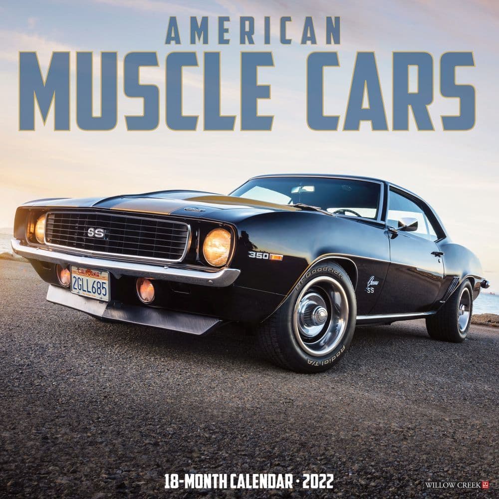 American Muscle Cars 2022 Wall Calendar