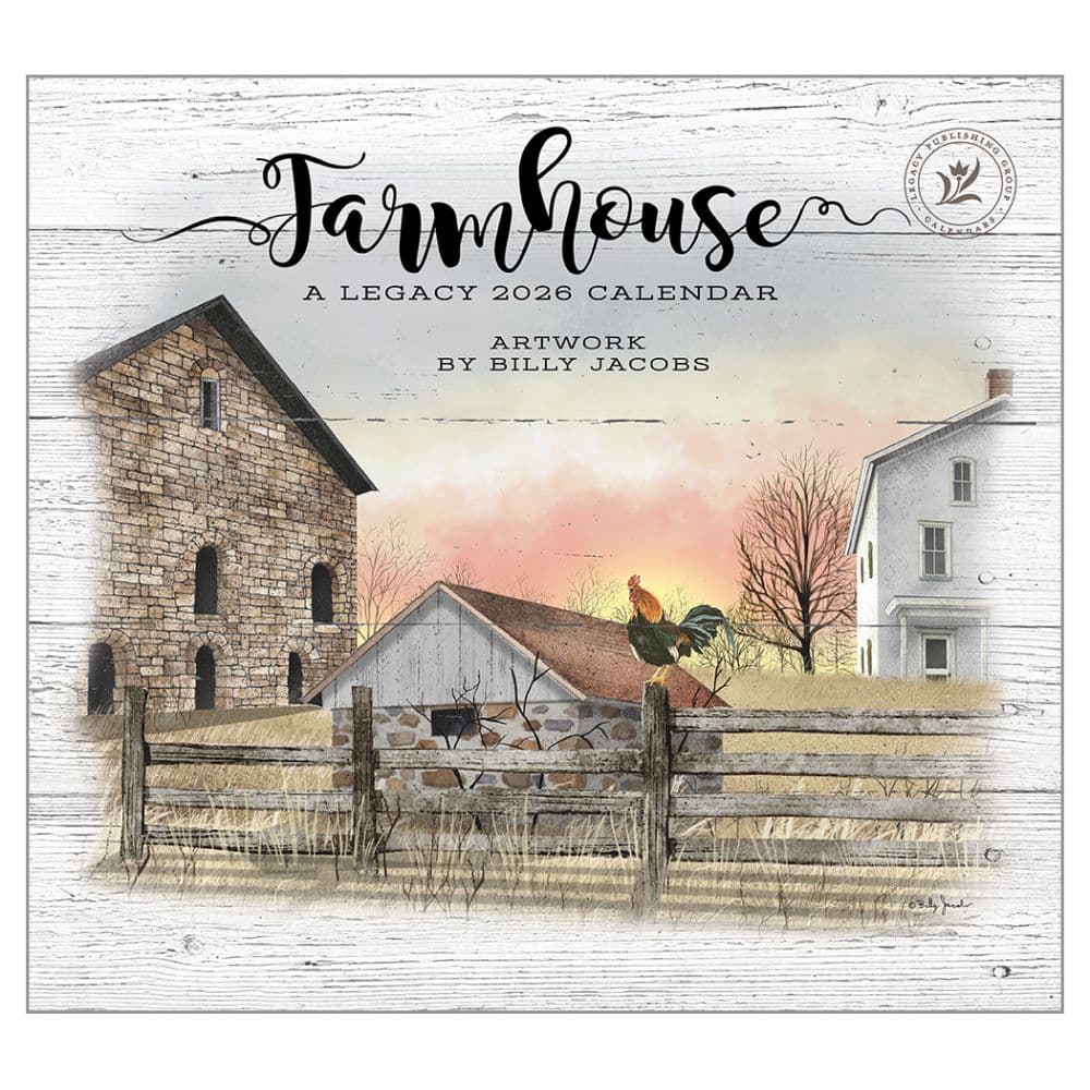 Farmhouse by Billy Jacobs 2026 Wall Calendar Main Image