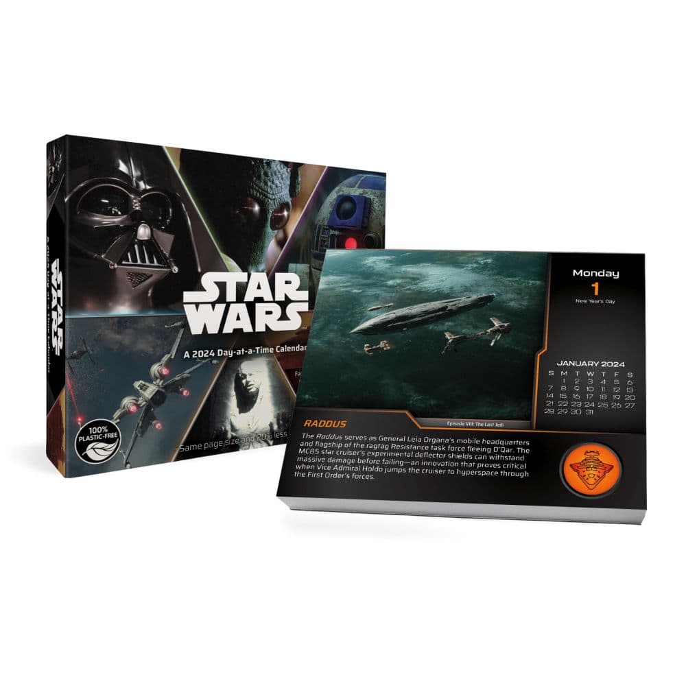 Star Wars 2024 Desk Calendar Main Image