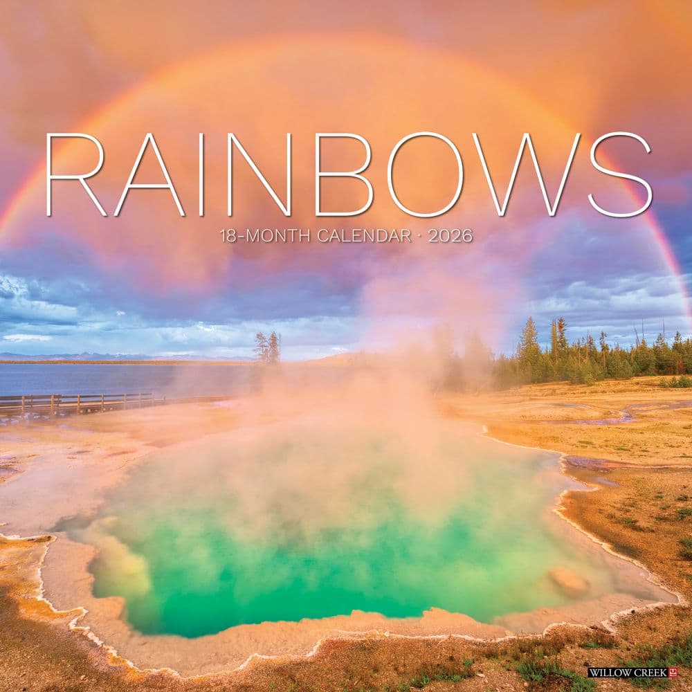 Rainbows 2026 Wall Calendar  Main Image