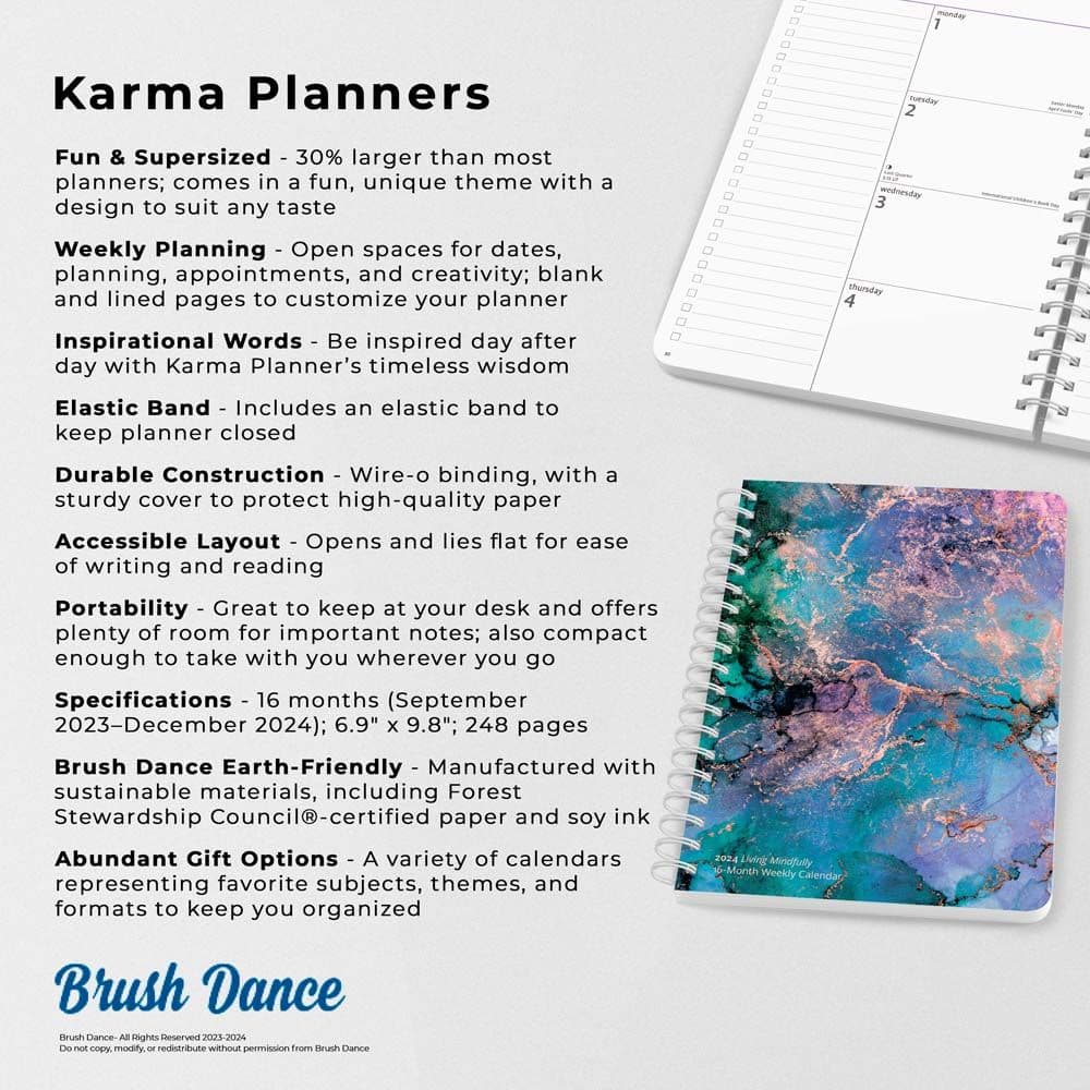 Big Ambitions Marble Karma 2024 Planner